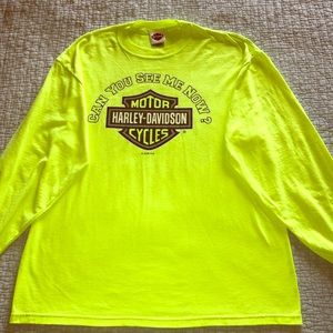 Men's Harley-Davidson long sleeve tee, Size XL.
